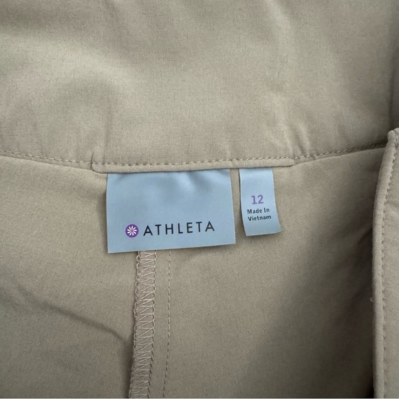 Women's Athleta Tan Pleated Athletic Skort - Picture 5 of 11